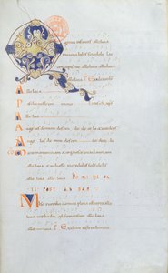 Antiphonar der Abtei Saint Denis, 11. Jahrhundert von French School