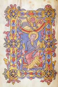 Ms 479 fol.53 St. Markus, aus Les Evangiles de l