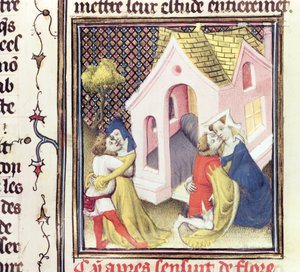 Die unzüchtigen Frauen, aus De Claris Mulieribus, von Giovanni Boccaccio (1313-75)
