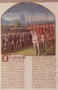 Seite aus Die Geschichte von Merlin von Robert de Boron, ca. 1482-89 von French School