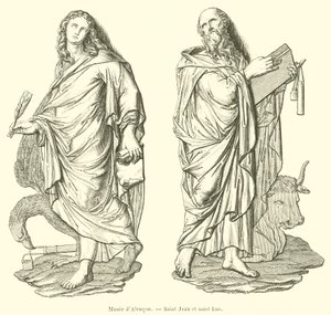 Museum von Alençon, Heiliger Johannes und Heiliger Lukas