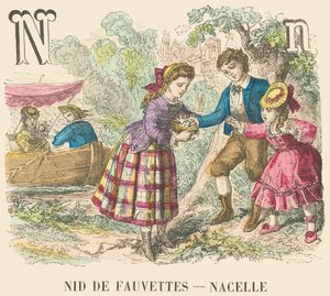 Nest der Grasmücken - Tragekorb von French School
