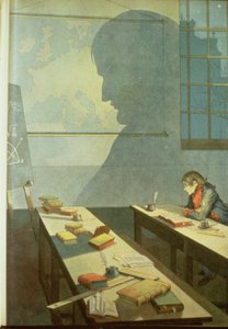 Napoleon als Schuljunge, Illustration aus 