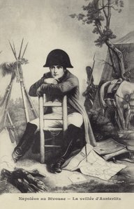 Napoleon am Biwak von French School