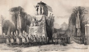 Napoleons Rückkehr von St. Helena, 1821 von French School