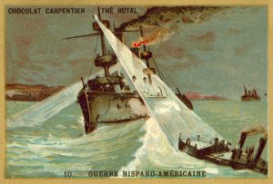 Seeschlacht, Spanisch-Amerikanischer Krieg von French School