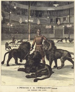 Nero im Hippodrom von French School