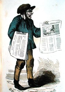 Zeitungsverkäufer von French School