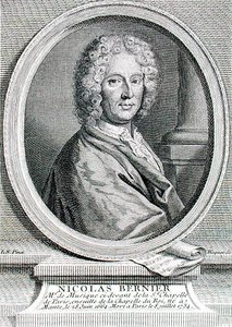 Nicolas Bernier (1665-1734), graviert von Etienne Fiquet (1719-94) von French School