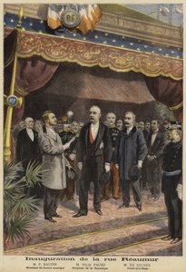 Eröffnung der Rue Réaumur, Paris, 1897