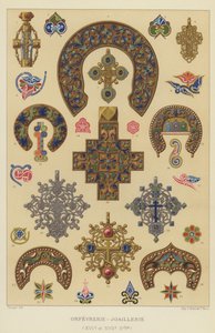 Goldschmiedekunst (16. und 17. Jahrhundert) (Chromolithographie) von French School