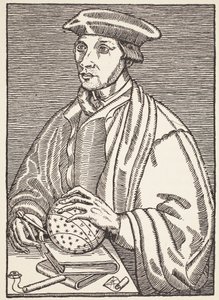 Oronce Fine, Illustration aus Histoire de la Nation Francaise, Sciences, Bände I & II, von Gabriel Hanotaux, 1924 von French School