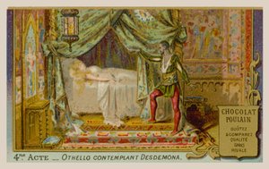 Othello betrachtet Desdemona