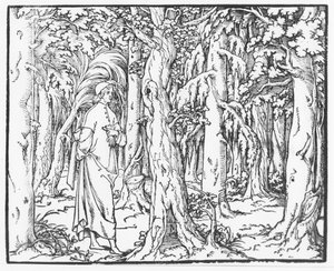 Seite aus "Discours du Songe de Poliphile" von Francesco Colonna, 1546 von French School