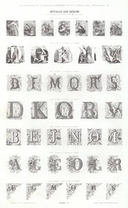 Seite aus Vignettes Typographiques