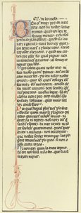 Seite der Troubadour-Poesie