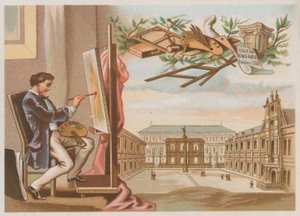 Maler und die École des Beaux-Arts, Paris von French School