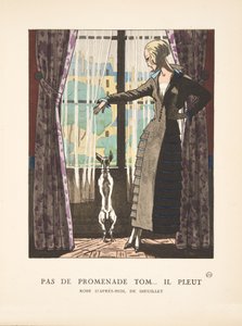 Pas de Promenade Tom …il Pleut, aus einer Sammlung von Modeplatten
