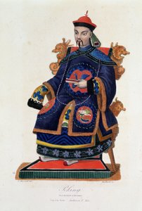 Peking: Chinesischer Mandarin - in "Bibliothèque universelle des Voyages" von Albert Montémont, Band 33, Paris, Stadtbibliothek von Saint Malo von French School