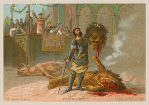 Pippin der Kurze, König von Frankreich (regierte von 752-768)