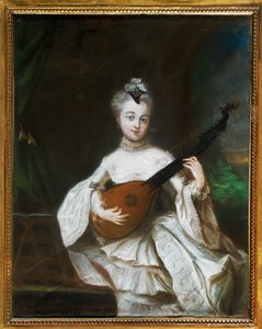 Antoine Pesne, Dame mit Gitarre
