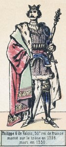 Philipp VI. von Valois, 50. König von Frankreich, bestieg den Thron 1328, gestorben 1350 von French School