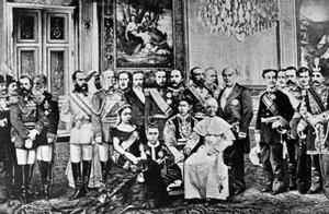 Fotomontage der Weltherrscher, 1867