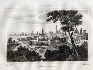 Piacenza - Gravur aus „Picturesque Italy“ von M. de Norvins, Ch. Nodier 1834-1836. von French School