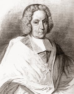 Pierre-Paul Guérin de Tencin, 1679-1758. Französischer Geistlicher, Erzbischof von Embrun und Lyon, und Kardinal. Aus Les Heures Libres, veröffentlicht 1908. von French School