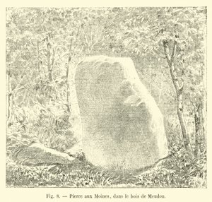Pierre aux Moines im Wald von Meudon
