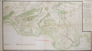 Plan der Abteilungen von Arles, 1789