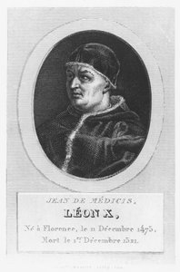Papst Leo X., Giovanni di Lorenzo de Medici von French School