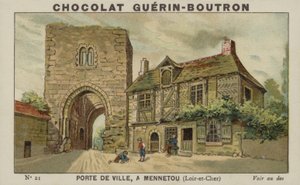 Stadttor in Mennetou, Loir-et-Cher von French School