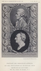 Portrait Des Principaux Auteurs Des Deux Encylopedies Du Dix-Huitieme Siecle von French School