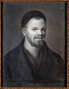 Porträt von François Rabelais (1494-1553), französischer Schriftsteller und Arzt von French School