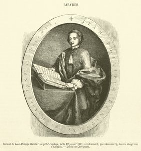Porträt von Jean-Philippe Baratier von French School