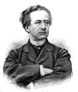 Porträt von Jean Baptiste Prospere Bressant (1815-1886), französischer Komödiant der Comédie Française. Gravur in „Le Monde Illustre“, 30. Januar 1886 von French School