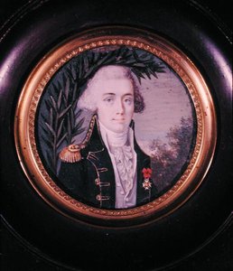 Porträtminiatur von Jean-Baptiste d