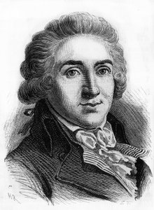 Porträt von Armand Gensonné (1758-1793), Abgeordneter der Konvention. Gravur aus dem späten 19. Jahrhundert. von French School