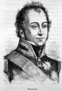 Porträt von Bourmont, Graf von Ghaisnes, Marschall von Frankreich (1773 -1846) - in „L