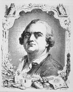 Porträt von Cagliostro (1743-95), Kopie einer Illustration aus Histoire de la Magie von Paul Christian, verwendet in einer Geschichte der Magie, veröffentlicht im späten 19. Jahrhundert