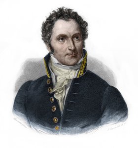 Porträt von Casimir Perier (1777-1832), französischer Staatsmann. in „LIBRE DES PERÉNERS“ von Louis de Cormenin Timon. 1842. Private Sammlung.