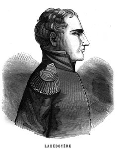 Porträt von Charles Angelique Francois Huchet de La Bedoyere (Labedoyere von French School