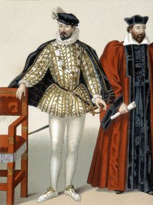 Porträt von Karl IX. mit der Halskette des Ordens vom Heiligen Michael. von French School