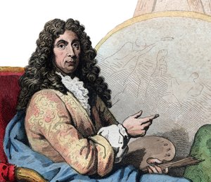 Porträt von Charles Lebrun (Le Brun) (1619-1690), französischer Maler und Kunsttheoretiker