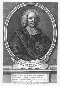 Porträt von Charles Rollin (Stich)