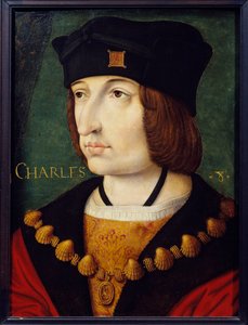 Porträt von Karl VIII. (1470-1498), Sohn von Ludwig XI.