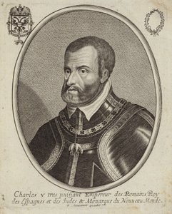 Porträt von Karl V., Heiliger Römischer Kaiser von French School