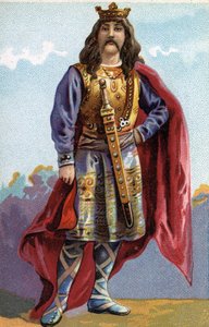 Porträt von Chilperic I., König der Franken von 561 bis 584 von French School