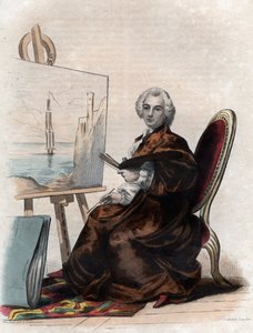 Porträt von Claude Joseph Vernet (1714-1789), französischer Maler